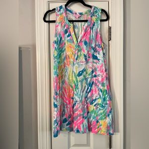 Lilly Pulitzer Essie Sparkling Sands Sleeveless Dress Size M